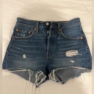Levi’s 501 High Waisted Jean Shorts
